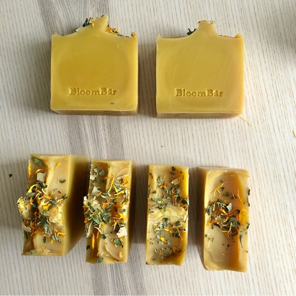 SOLD OUT - Tumeric Orange | All Natural Handcrafted Body Soap - Set of 2 - Picture 1 of 6